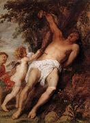 Anthony Van Dyck Saint Sebastien secouru par les anges china oil painting artist